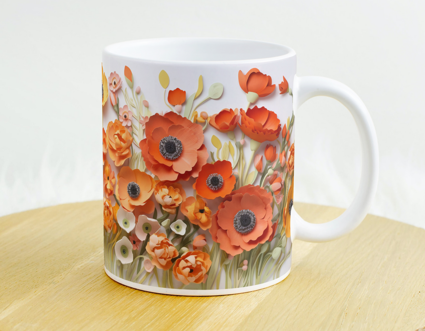 Floral mugs that pop